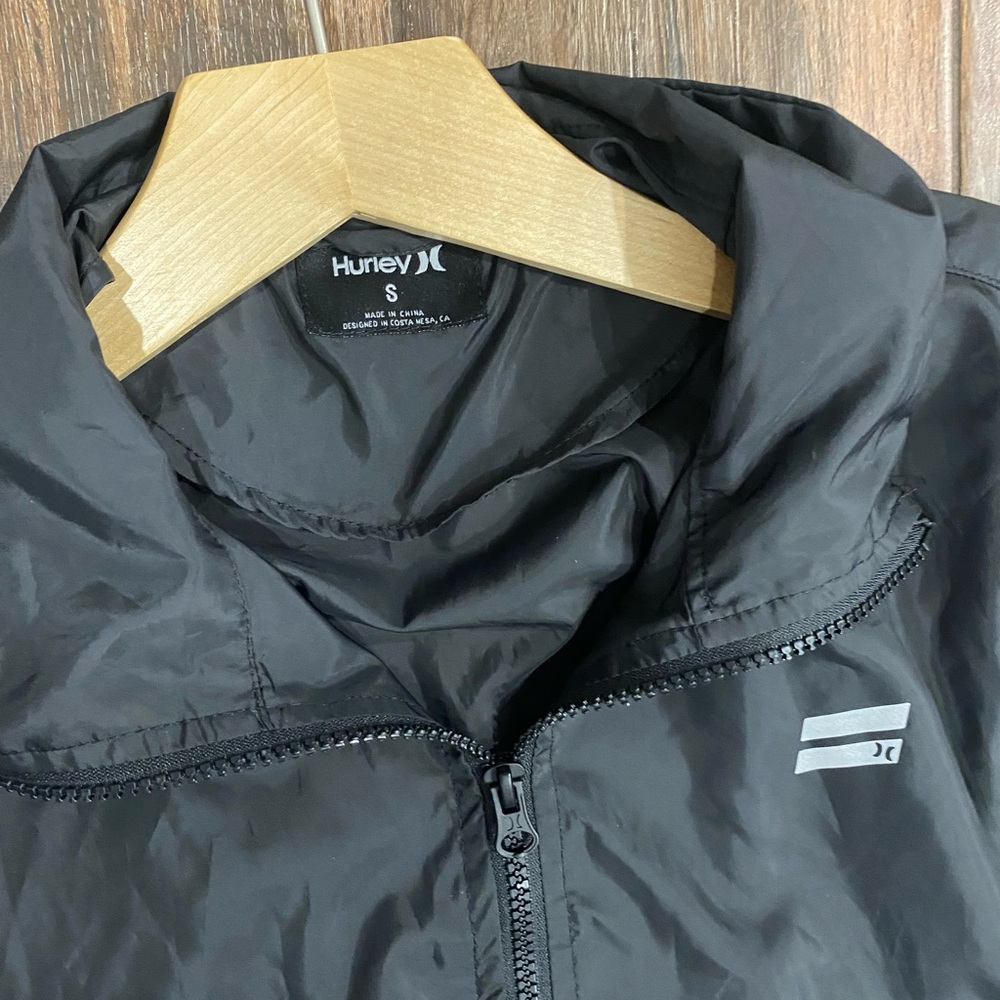 Hurley Black Active / Track Jacket - image 3